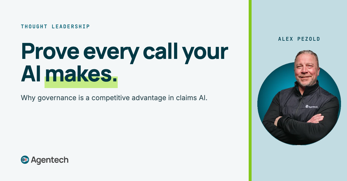 Alex Pezold on AI governance as a competitive advantage in claims