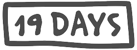 Logo for 19days